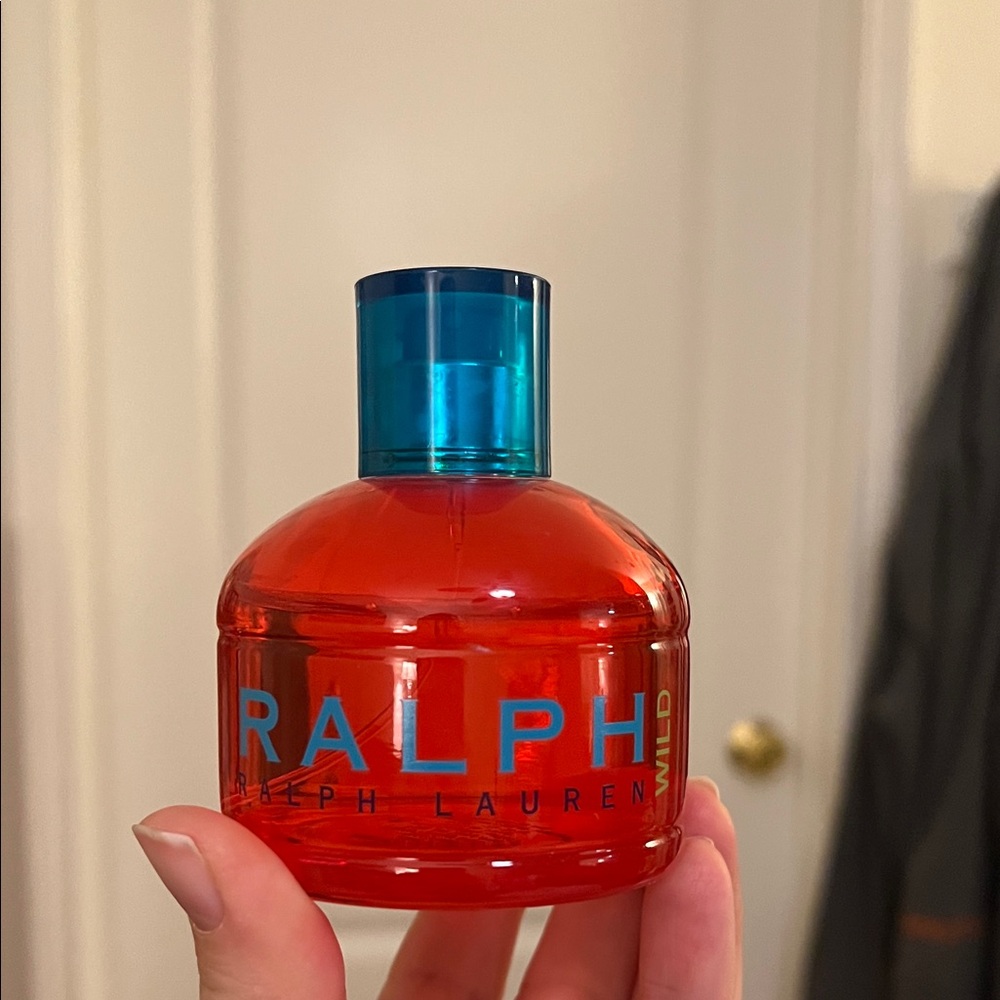 Ralph Lauren Red and Blue Perfume Bottle